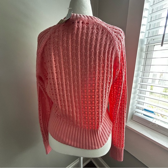 J. Crew Coral Knit Women's Sweater New with Tags - Picture 3 of 4